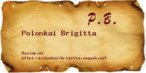 Polonkai Brigitta névjegykártya